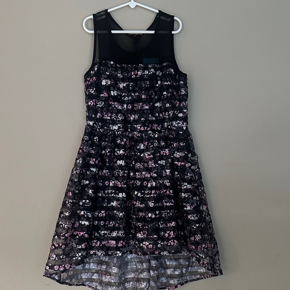 Charming Black and Pink Kids Dress